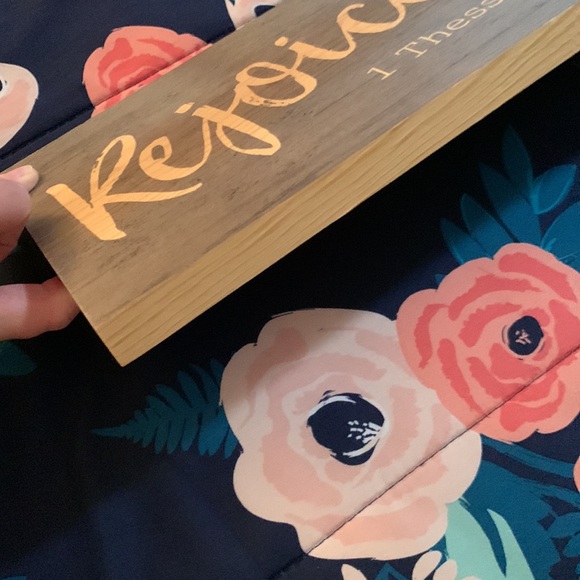 Hobby Lobby Decorative Sign “Rejoice Always” - Picture 3 of 5